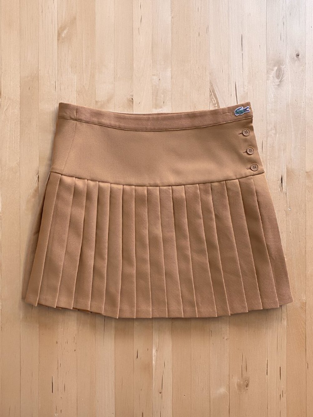 Lacoste Tennis-Inspired Button Waist Skirt Women's 40